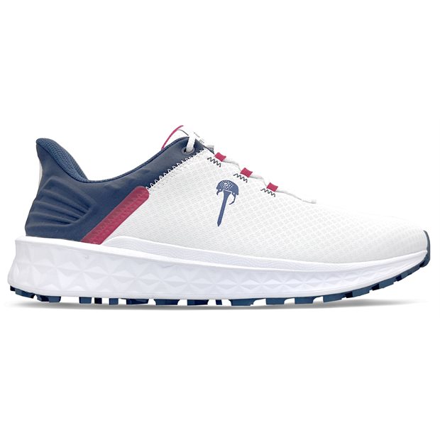 Callaway LaJolla SL 25 Spikeless Golf Shoes - Red/White/Blue - Size: 11.5 M