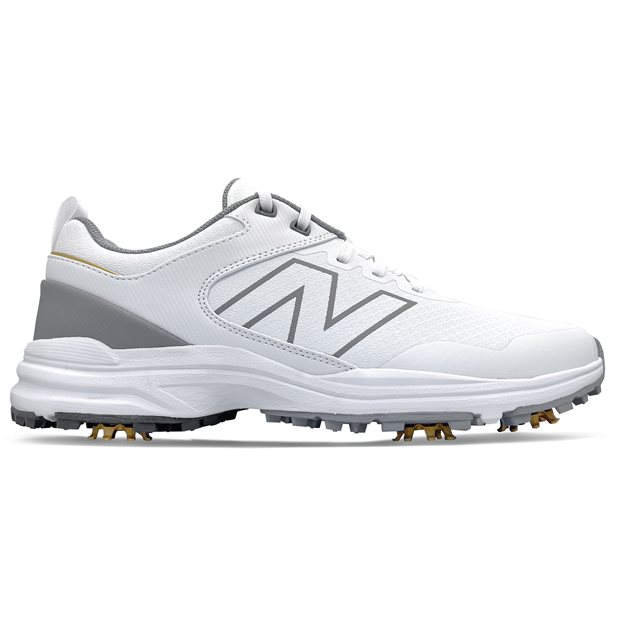 New Balance Brighton V2 Golf Shoes - White/Grey - Size: 8.5 W
