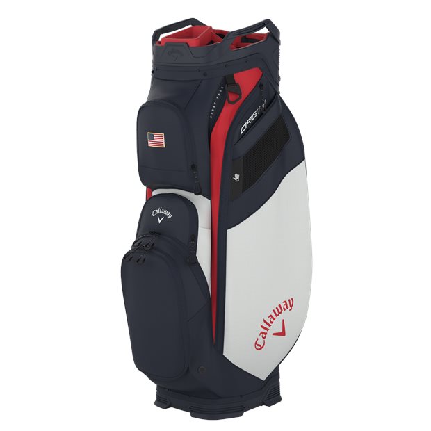 Callaway Org 14 2025 Cart Bag - Red Navy White