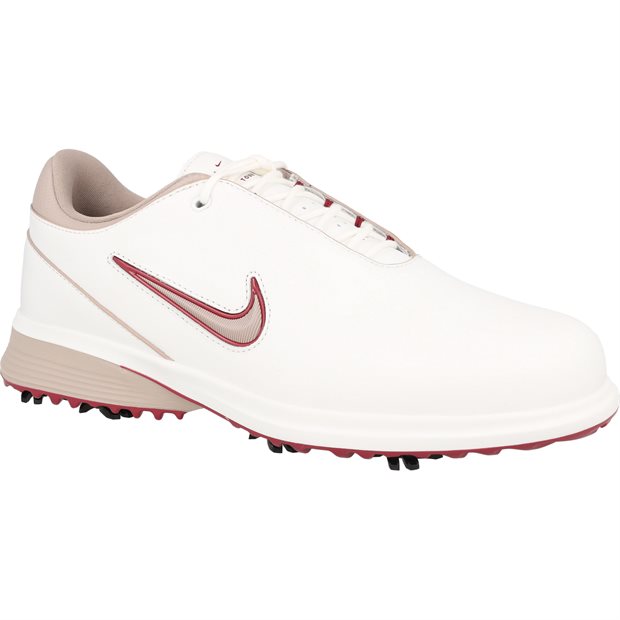 Nike Victory Tour 4 Golf Shoes - Summit White/Team Red/Taupe Grey - Size: M 10 / W 11.5 M