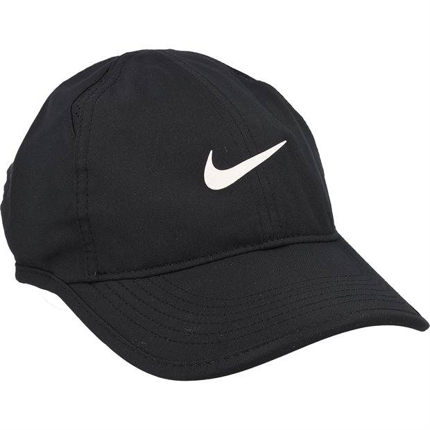 Nike Youth Dri-Fit Club Unstructured Featherlight Junior Hat - Black/White