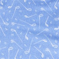 View Ben Hogan Heather Golf Club Print Shirt Cornflower Blue