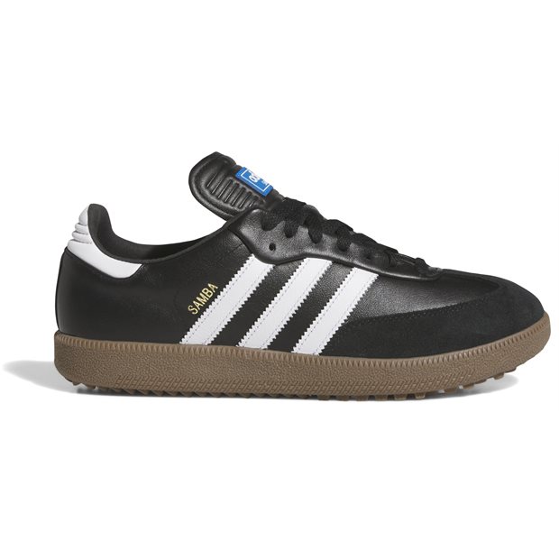 Adidas Samba Spikeless Golf Shoes - Core Black/Cloud White/Gum - Size: M 10 / W 11 M