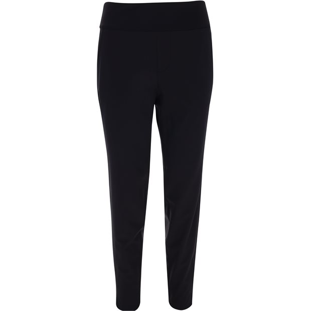 Ben Hogan Lightweight Stretch Woven Ankle Ladies Flat Front Pants - Caviar - Size: M