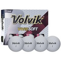 View Volvik Vivid Soft Golf Ball White