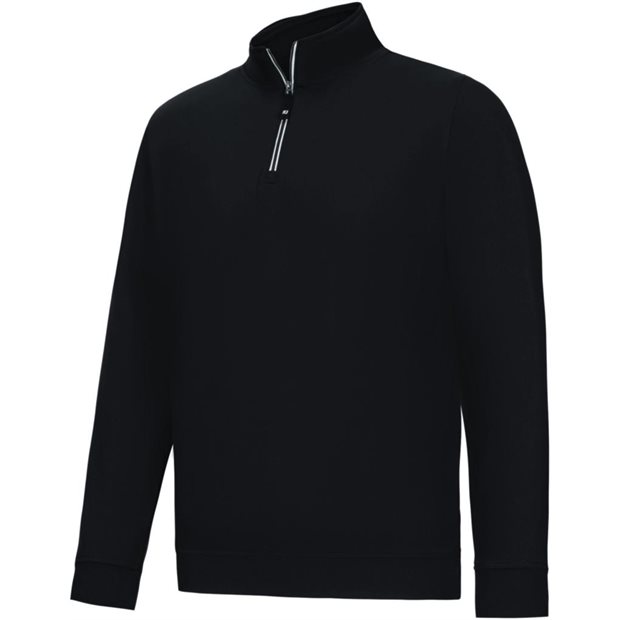 FootJoy Approach Mid Layer 1/4 Zip - Black - Size: L