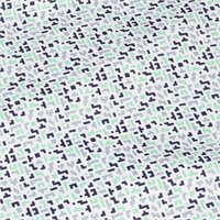 View FootJoy Tour Logo Gamer Print Pique Previous Season Apparel Style Shirt White/Steel Blue/Navy