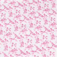 View FootJoy Vintage Floral Lisle Previous Season Apparel Style Shirt White/Magenta