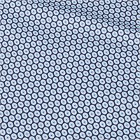 View FootJoy Athletic Fit Stellar Print Lisle Shirt Navy/White/Blue