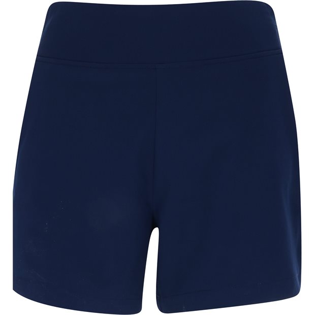FootJoy Pull On Stretch Woven Ladies Flat Front Shorts - Navy - Size: L