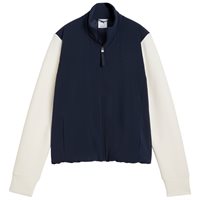 View Puma CLOUDSPUN Fleece Hybrid Outerwear Deep Navy/Warm White