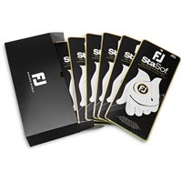FootJoy StaSof Buy 5 Get 1 Free Ladies Left Golf Glove - White/Black M Regular