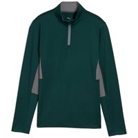 View Puma Youth Pure 2.0 1/4 Zip Outerwear Green Terrain