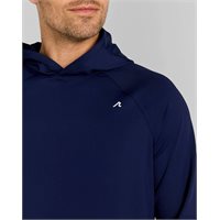 View REDVANLY Larkin Hoodie Sweater Midnight Navy