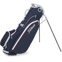 View Titleist Players 4 Carbon Stand Navy White Red
