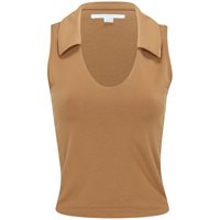 View TravisMathew Friday Ponte Sleeveless Shirt Chestnut