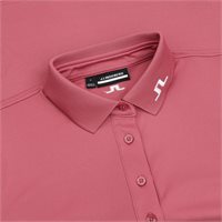 View J. Lindeberg Tour Tech Golf Shirt Rose Wine