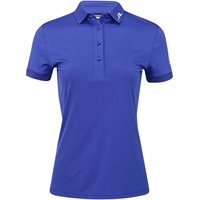 View J. Lindeberg Tour Tech Golf Shirt Clematis Blue