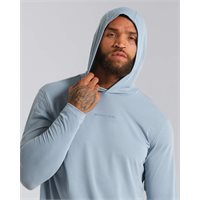 View Municipal Sport Utility LS Hooded T-Shirt Sweater Ash Blue