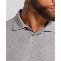 View Municipal Sport Utility Polo Shirt Athletic Heather Gray