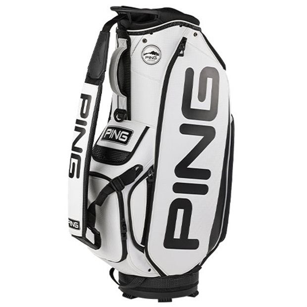 Ping Tour 2025 Staff Bag - White Black