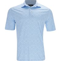 Greg Norman ML75 Recycled Microlux Golf Tiles Print Shirt