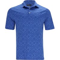 Greg Norman ML75 Recycled Microlux Golf Tiles Print Shirt