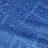 View Greg Norman ML75 Recycled Microlux Golf Tiles Print Shirt Deep Blue