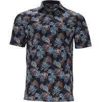 Greg Norman ML75 Stretch Mesh Midnight Monstera