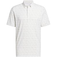 View Adidas Ultimate365 Micro Argyle Shirt White/Putty Beige