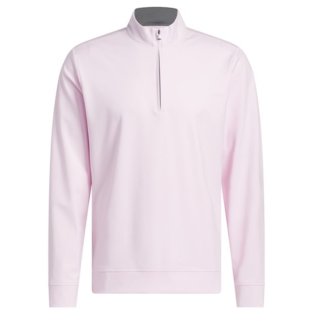 Adidas Ultimate365 Classic Quarter Zip Pullover - Clear Pink - Size: S