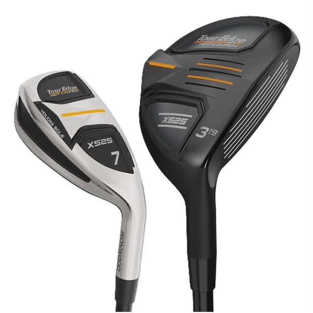 Tour Edge Hot Launch X525 Combo Ladies 5-PW, SW Iron Set Golf Clubs - Ladies Flex - Graphite Shaft