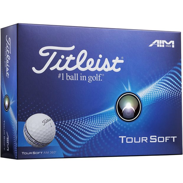 Titleist Tour Soft AIM 360 Low Compression Golf Balls - White