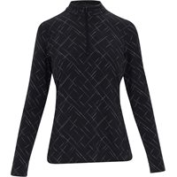 Adidas Ultimate365 Printed Quarter Zip Mockneck Top