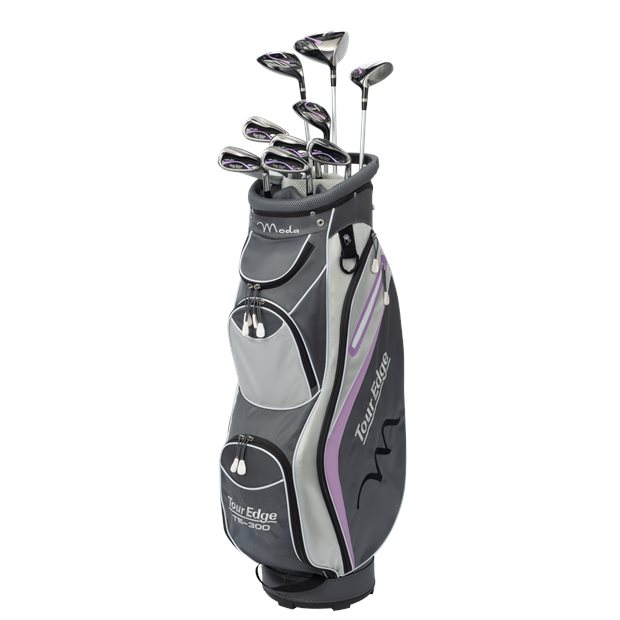 Tour Edge TE-300 Moda Lilac 11-Piece Ladies Club Set Golf Clubs