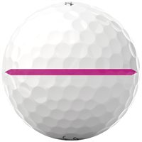 View Titleist Pro V1x Left Dash Performance Alignment Golf Ball Pink Marker