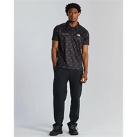 View Municipal Sportcross Crested Crew Polo Shirt Black