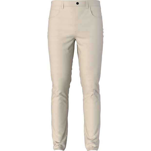 Ben Hogan Youth 5 Pocket Performance Pull On Junior Flat Front Pants - Silver Lining - Size: L