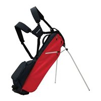 View TaylorMade FlexTech Carry No Logo Stand Dark Navy Red