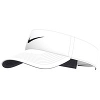 Nike DriFit Ace Unstructured CB Perf Visor - White/Anthracite/Black - Size: L/XL