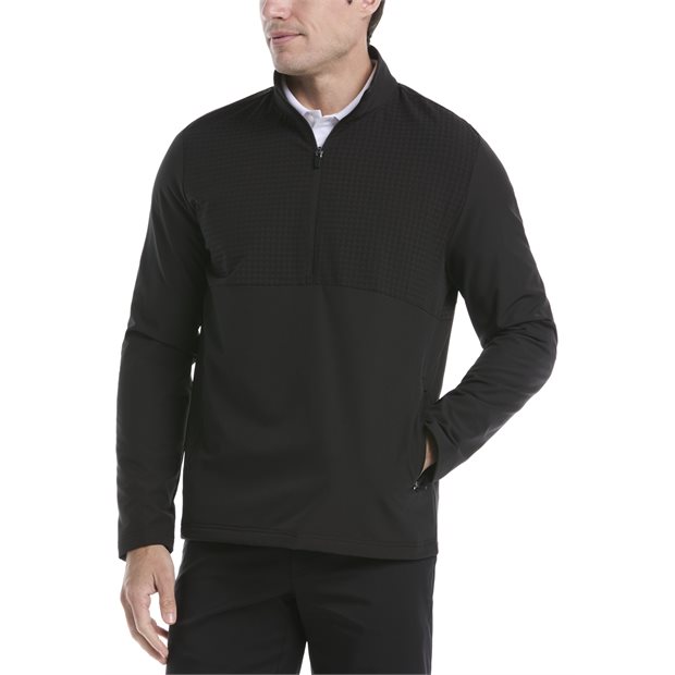 Ben Hogan Wind & Warmth 1/2 Zip Jacket - Caviar - Size: XL