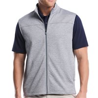 Ben Hogan Mini Argyle Full Zip Quilted Vest - TradeDawn Heather - Size: XL