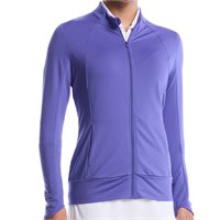 View Ben Hogan Lightweight Textured Full Zip Outerwear Blue Iris