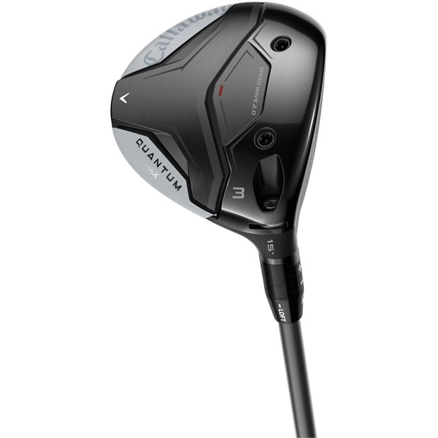Callaway Quantum MAX Left-Handed 5 Wood Golf Club - 18° Loft - Stiff Flex - Graphite Shaft