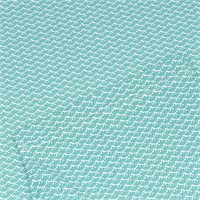 View FootJoy Scallop Geo Pique Shirt Field Green/White