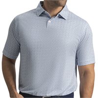 View FootJoy Floral Mark Previous Season Apparel Style Shirt Chambray/Coastal Blue/White