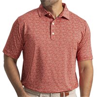 View FootJoy Wingtip Floral Previous Season Apparel Style Shirt Nantucket Red/White