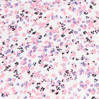 View FootJoy Watercolor Floral Print Pique Previous Season Apparel Style Shirt White/Pink Pop/Vivid Violet