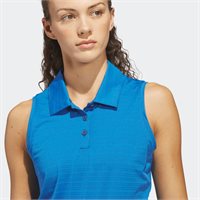 View Adidas Ultimate365 Jacquard Sleeveless Shirt Lucid Ray Blue