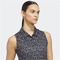 View Adidas Ultimate365 Printed Ottoman Sleeveless Shirt Black